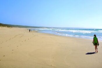 Unspoiled beach at Boggomsbaai, Mossel Bay, Garden Route, Western Cape