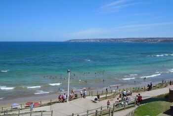 Beach at Hartenbos, Mossel Bay, Garden Route, Western Cape