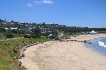 Santos Beach with the Pavilion in the distance, Santos Bay, Mossel Bay